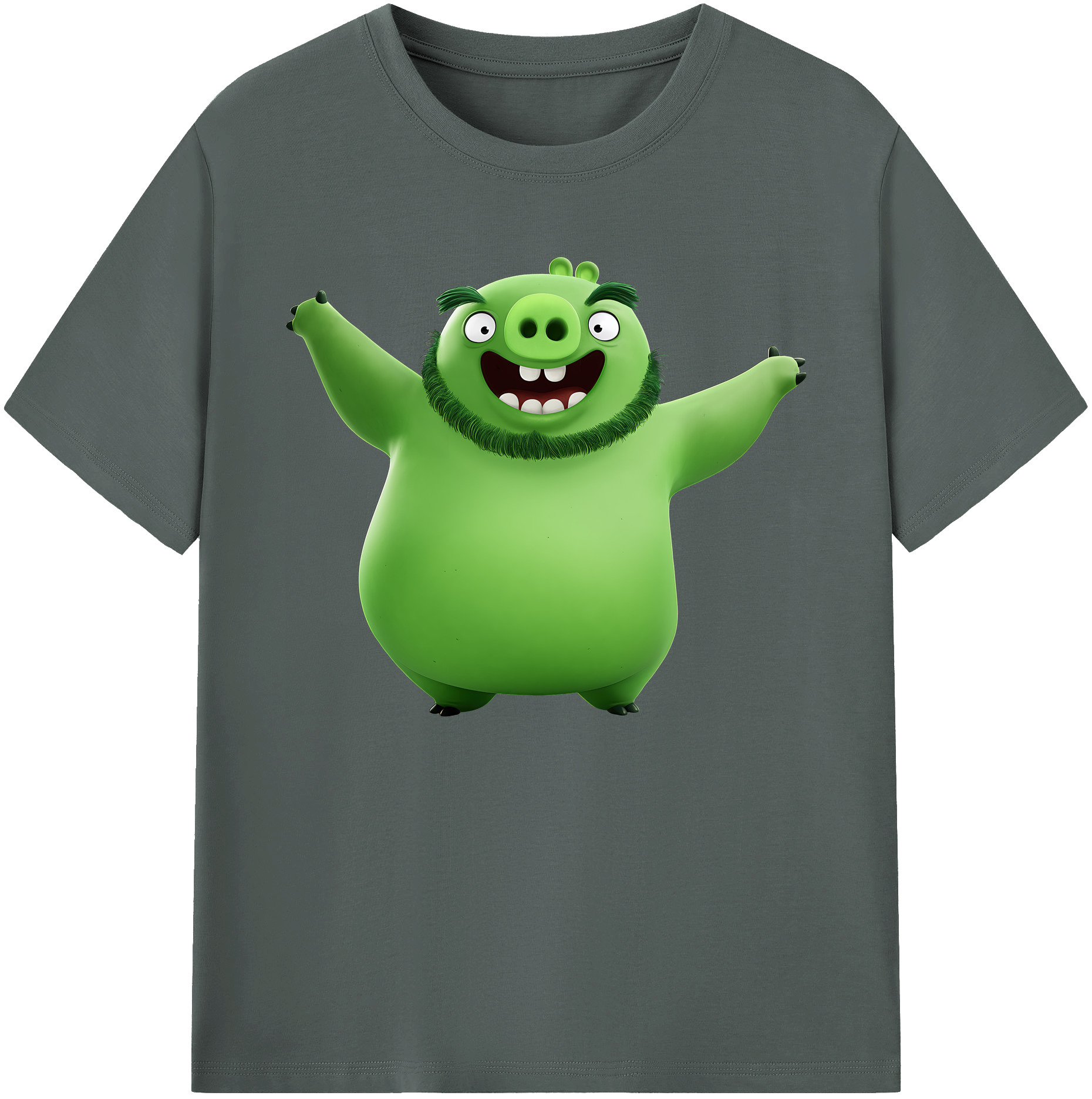 （画像用） Angry Birds アングリーバード 綿100％ メンズ半袖Tシャツ｜肌触りやわらか＆通気性